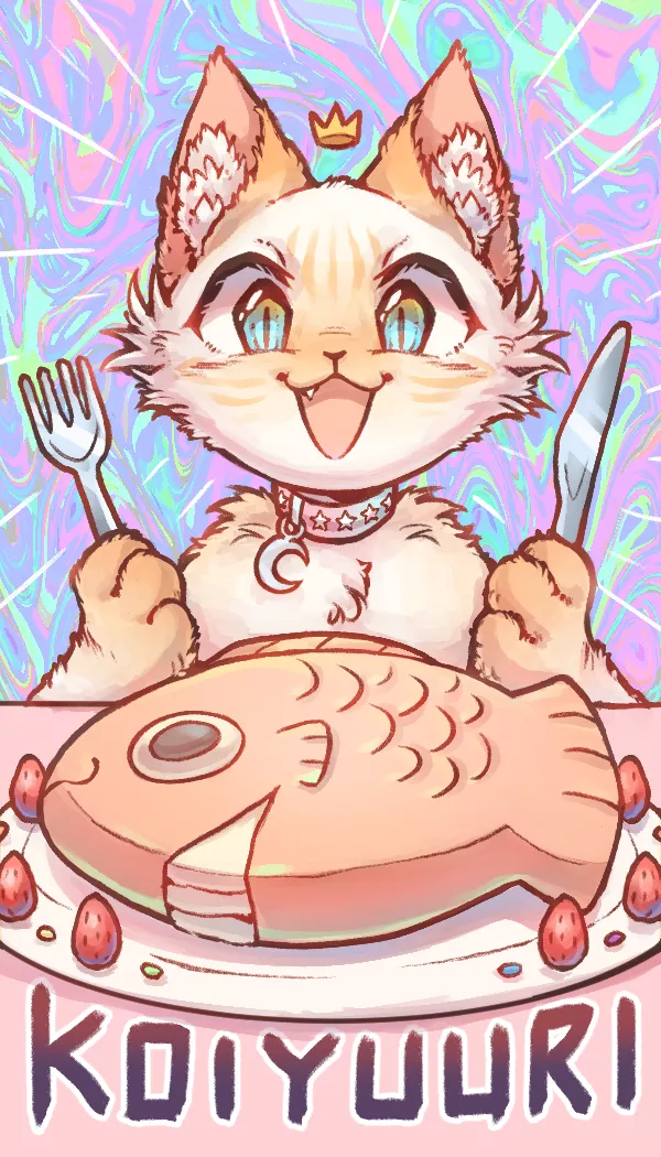 Taiyaki Cat: New Business Card Artwork!