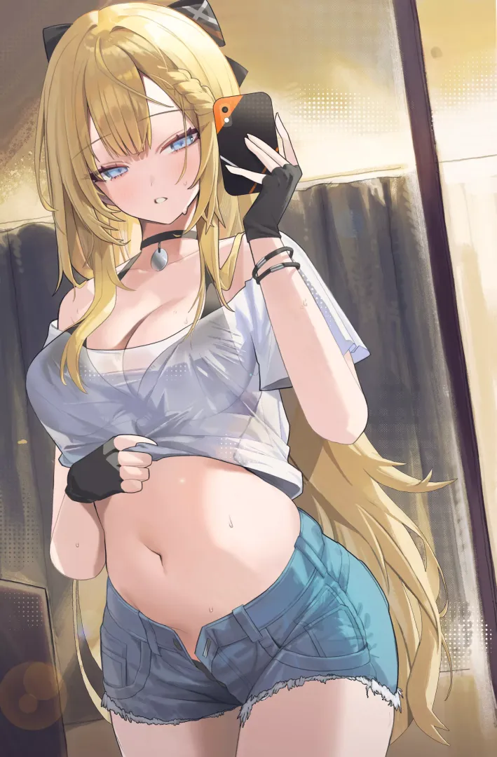 Taking a selfie [Artist's Original]