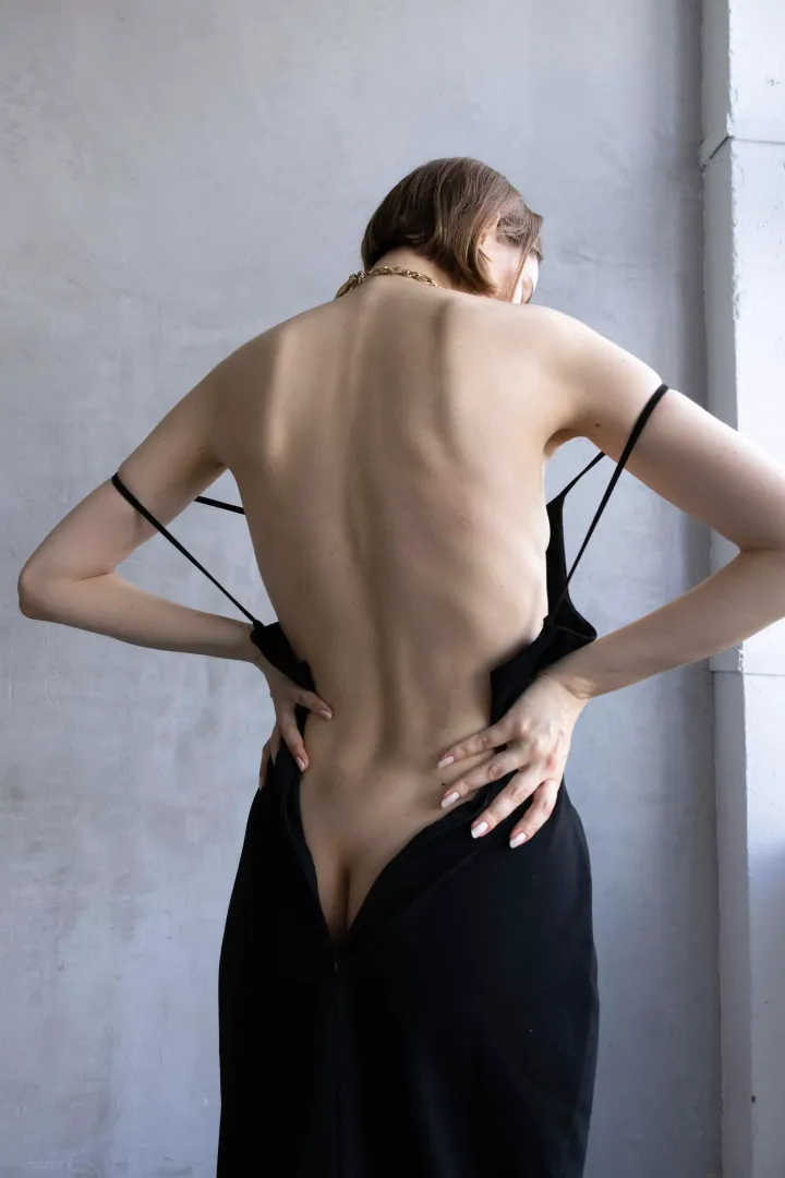 Taking off my dress