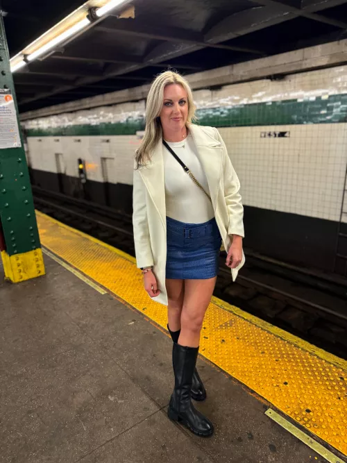 Tall boots and short skirts drive you wild