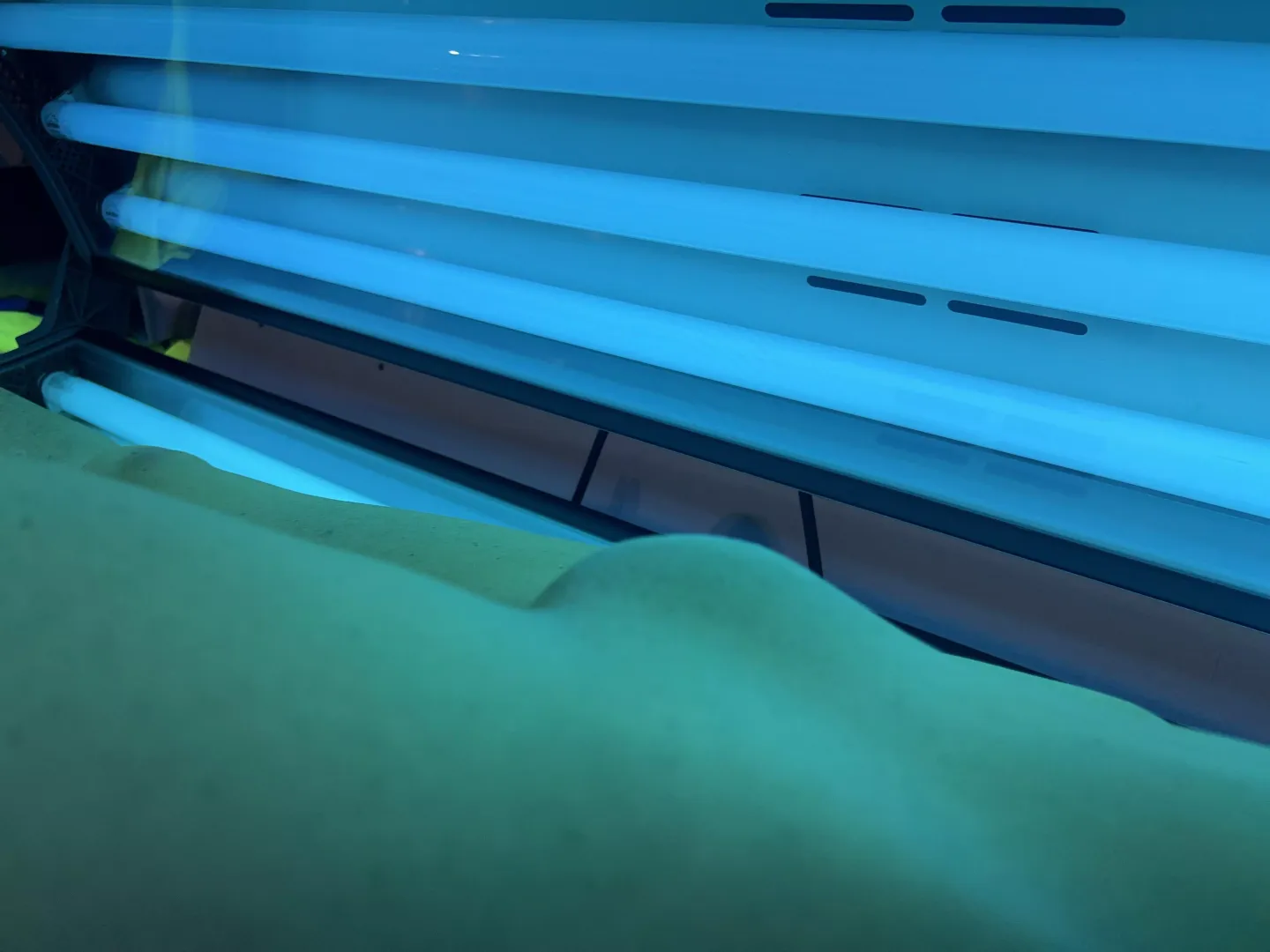 Tanning the mound!