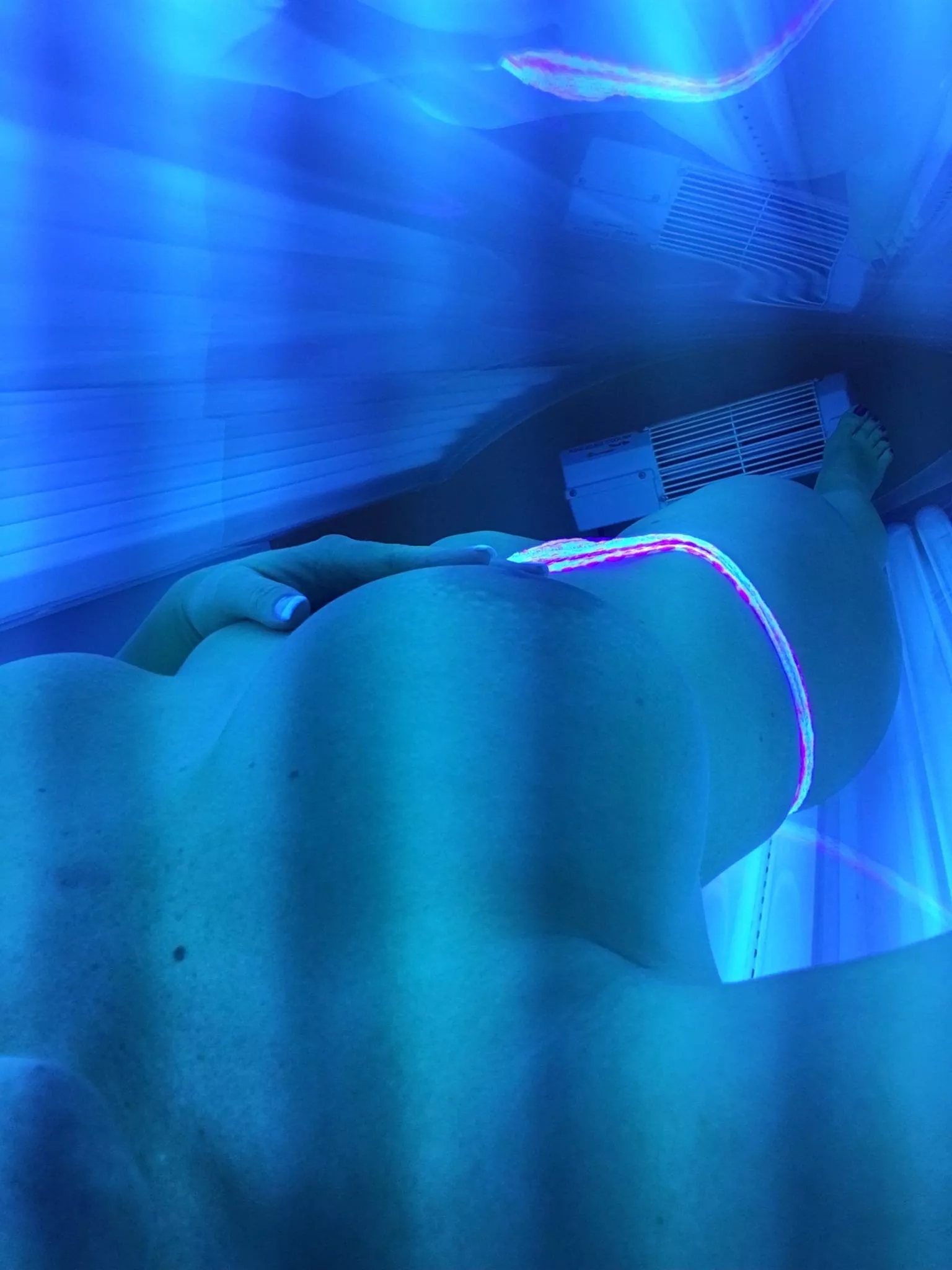 tanning these bolton tits!!! like a good slut wife!!!
