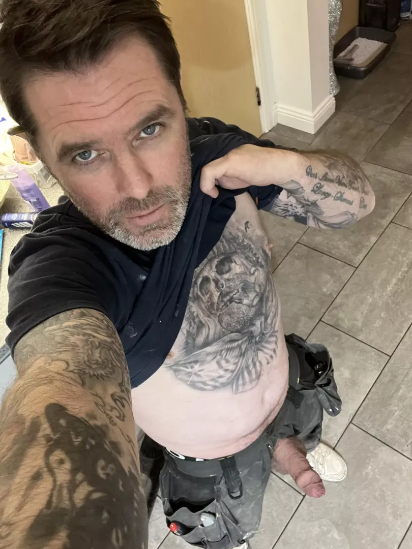 Tattooed tradesmen for hire