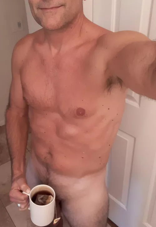 Tea selfie