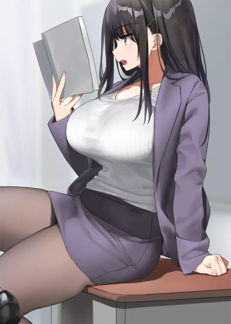 Teacher's thigh squish