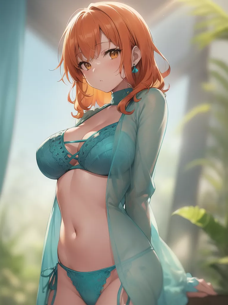 Teal Swimsuit