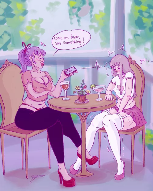 Teasing her in public [original]