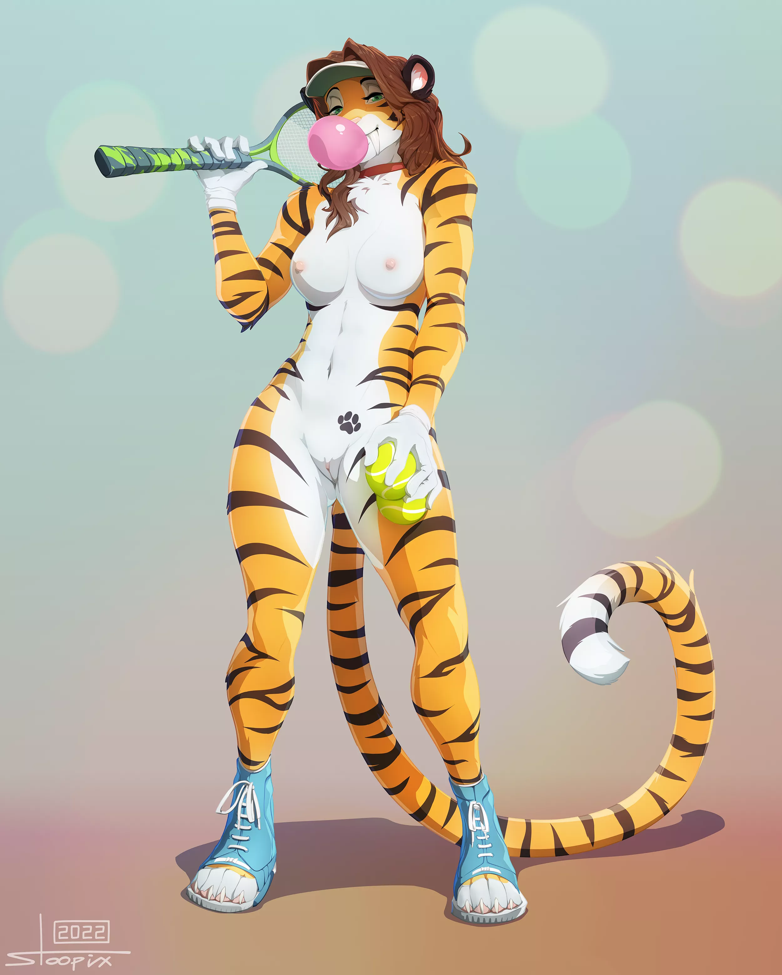 Tennis, bubblegum and nudity [F] (Stoopix)