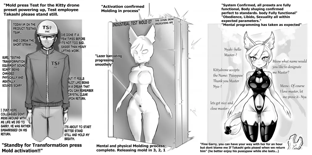Tgtf Kitty drone TSF corp (by Bimboaudino)