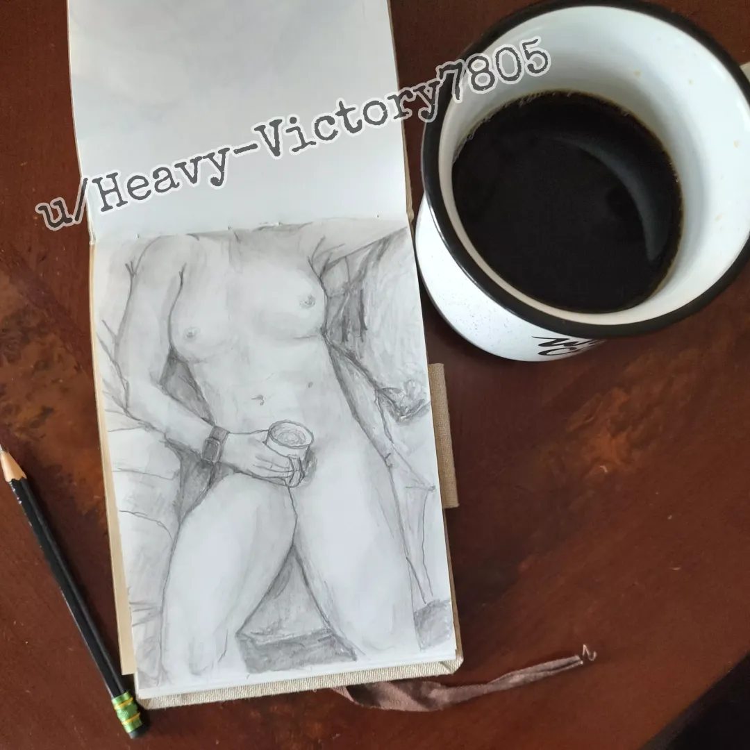 Thanks @darcisky2 for the modelling and inspiration. I've missed drawing for me, and what better place to start than the human form?