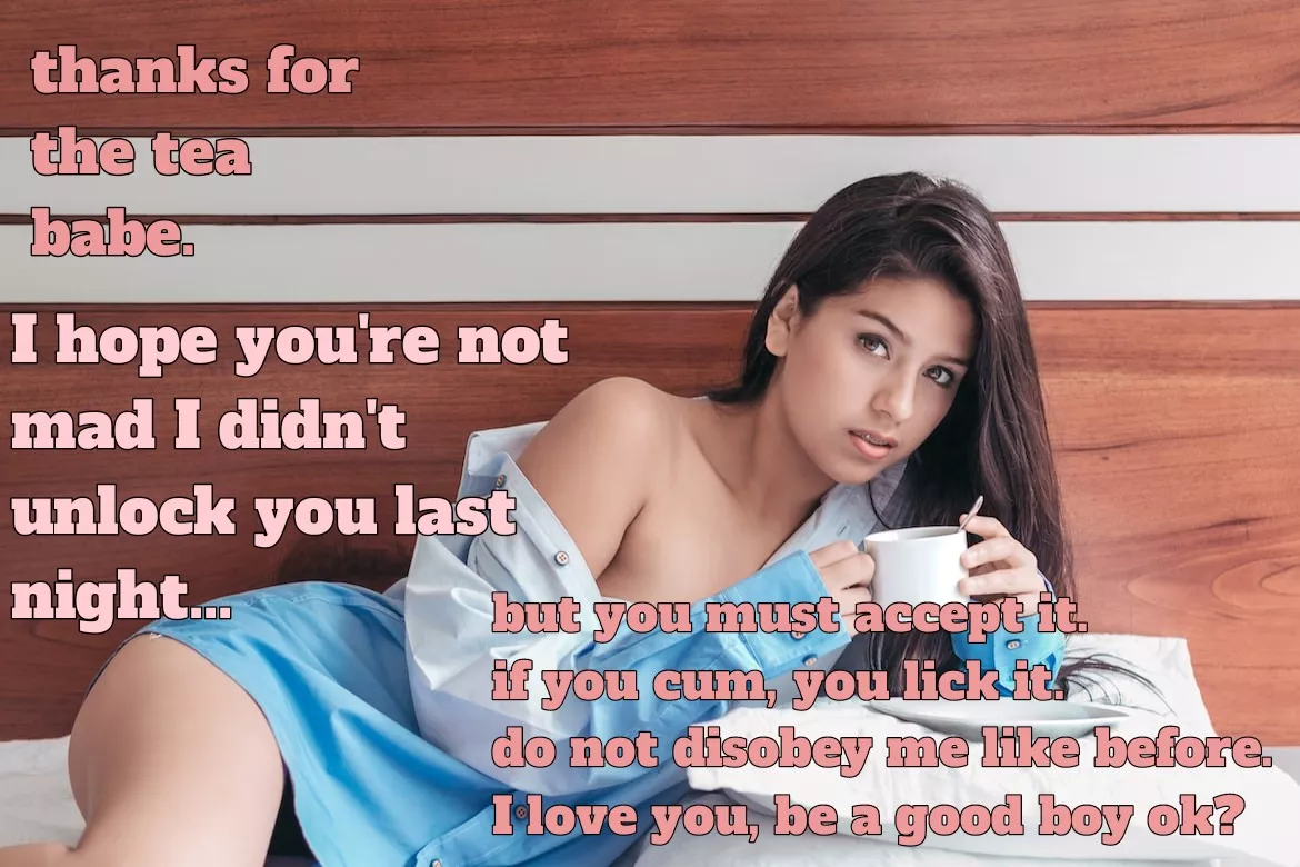 thanks for the tea babe