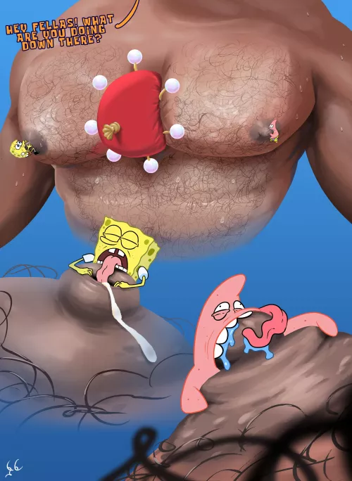 That one scene from the Spongebob Movie... (by Barahuntre on Twitter)