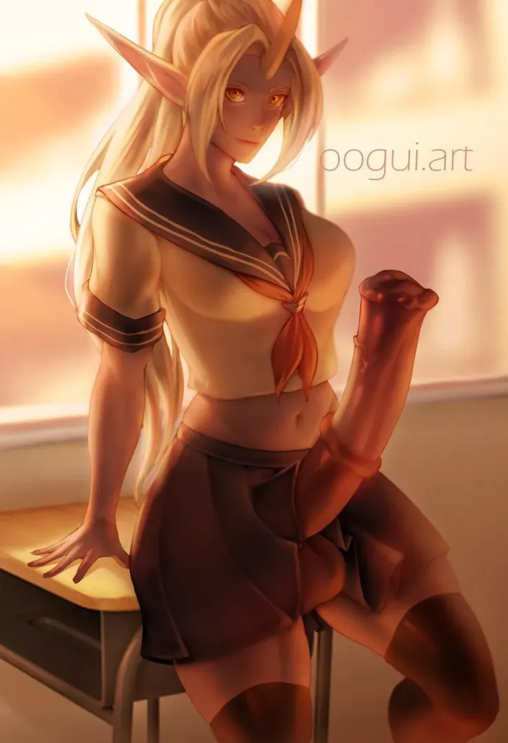 That skirt ain't doing much