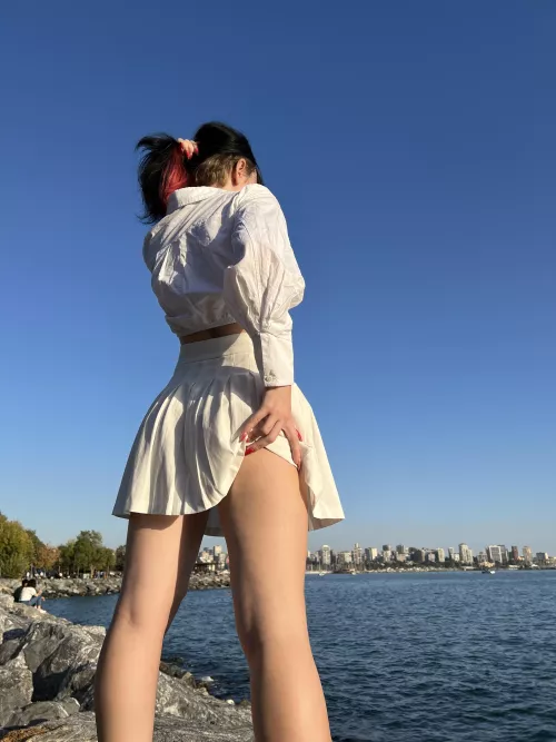 That skirt is flirting with you