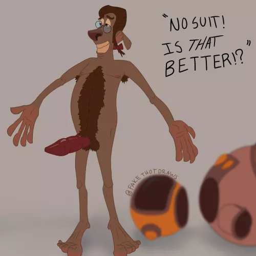 That suit was clunky! | Artist is Me [OC] | Dr. Delbert Doppler from Treasure Planet