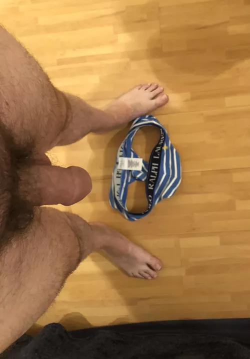 That wonderful Friday feeling when you get back from the office and know you can get away with not wearing underwear again until Monday.