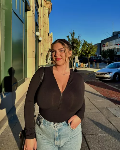 That zipper must work hard