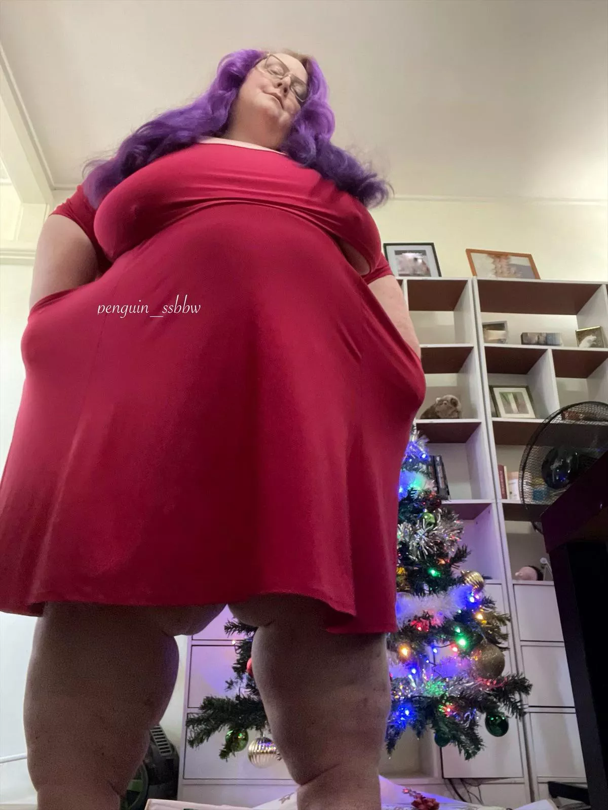 That’s Mistress Claus, to you. Have you been naughty or nice?