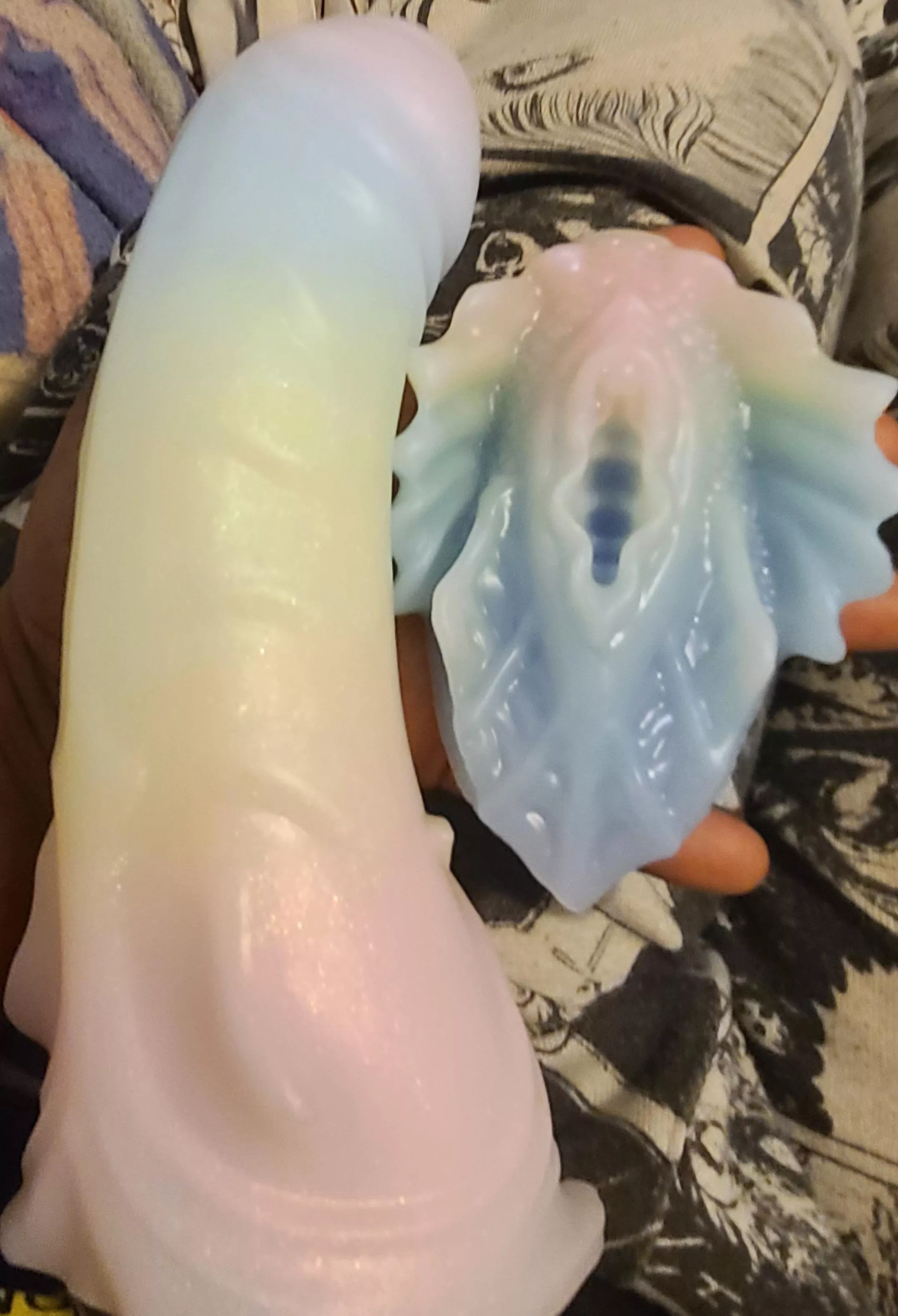 the awkward moment I realized I made a set. merfolk from pleasure forge and calypso from pleasure paladin sculptors.