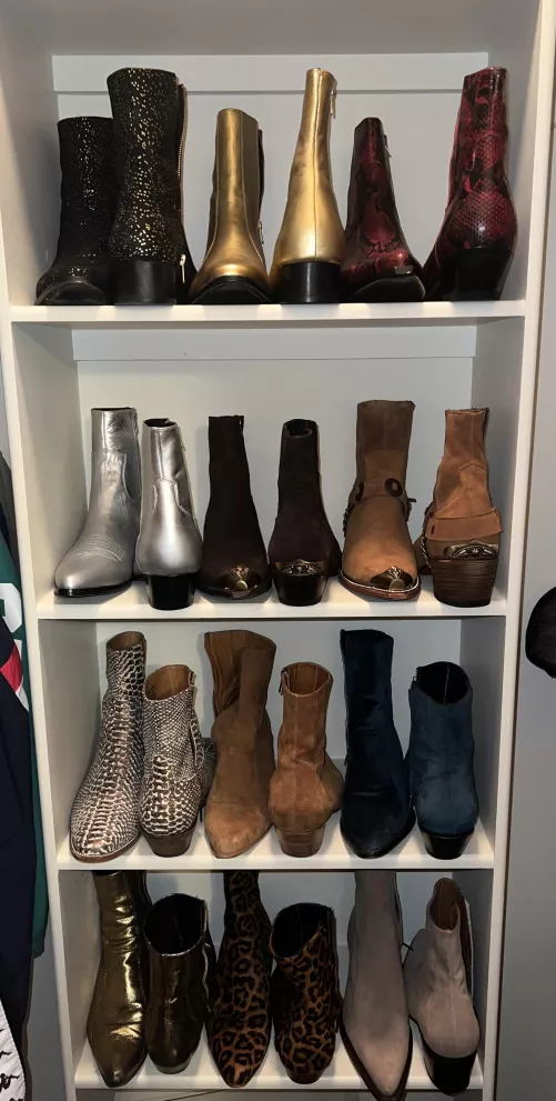 The beginning of my boot collection.