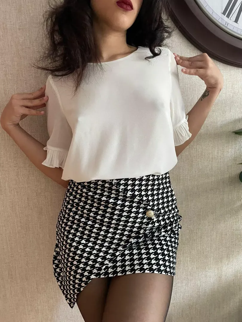 The boss loves it when I wear white blouse