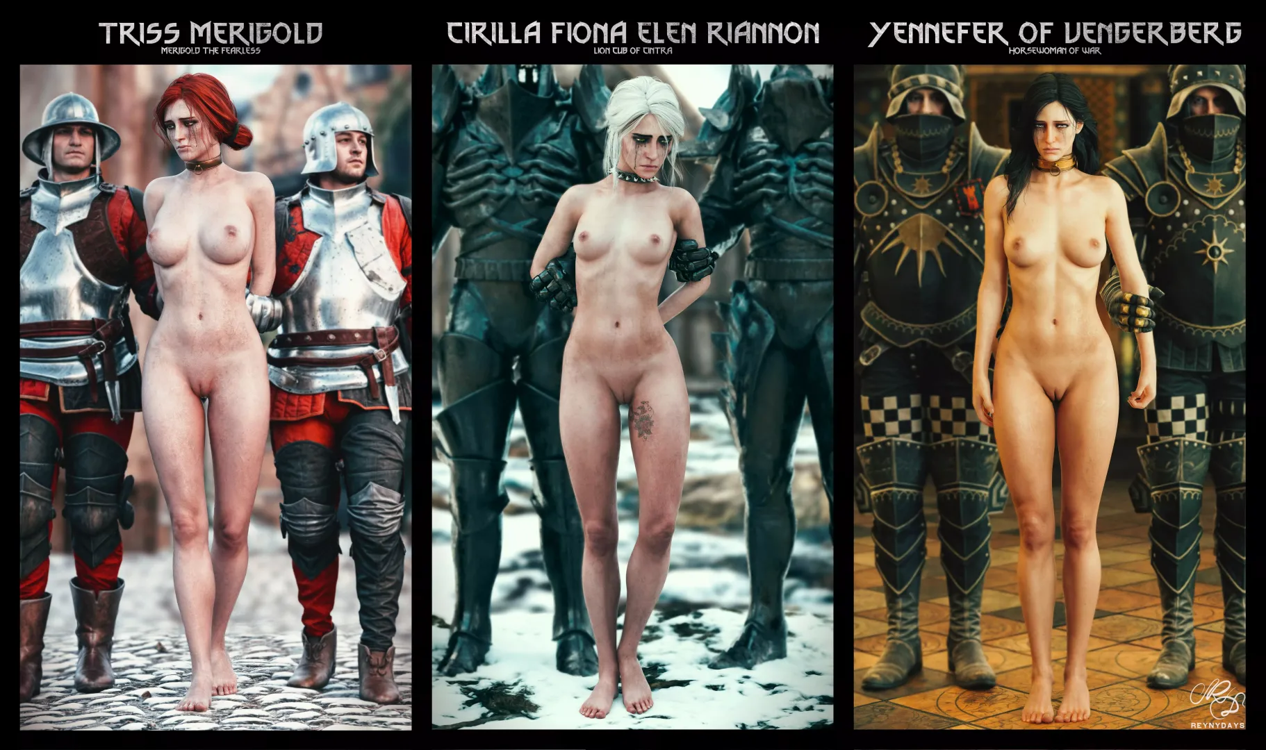 The Capture of Triss, Ciri and Yen (ReynyDays)