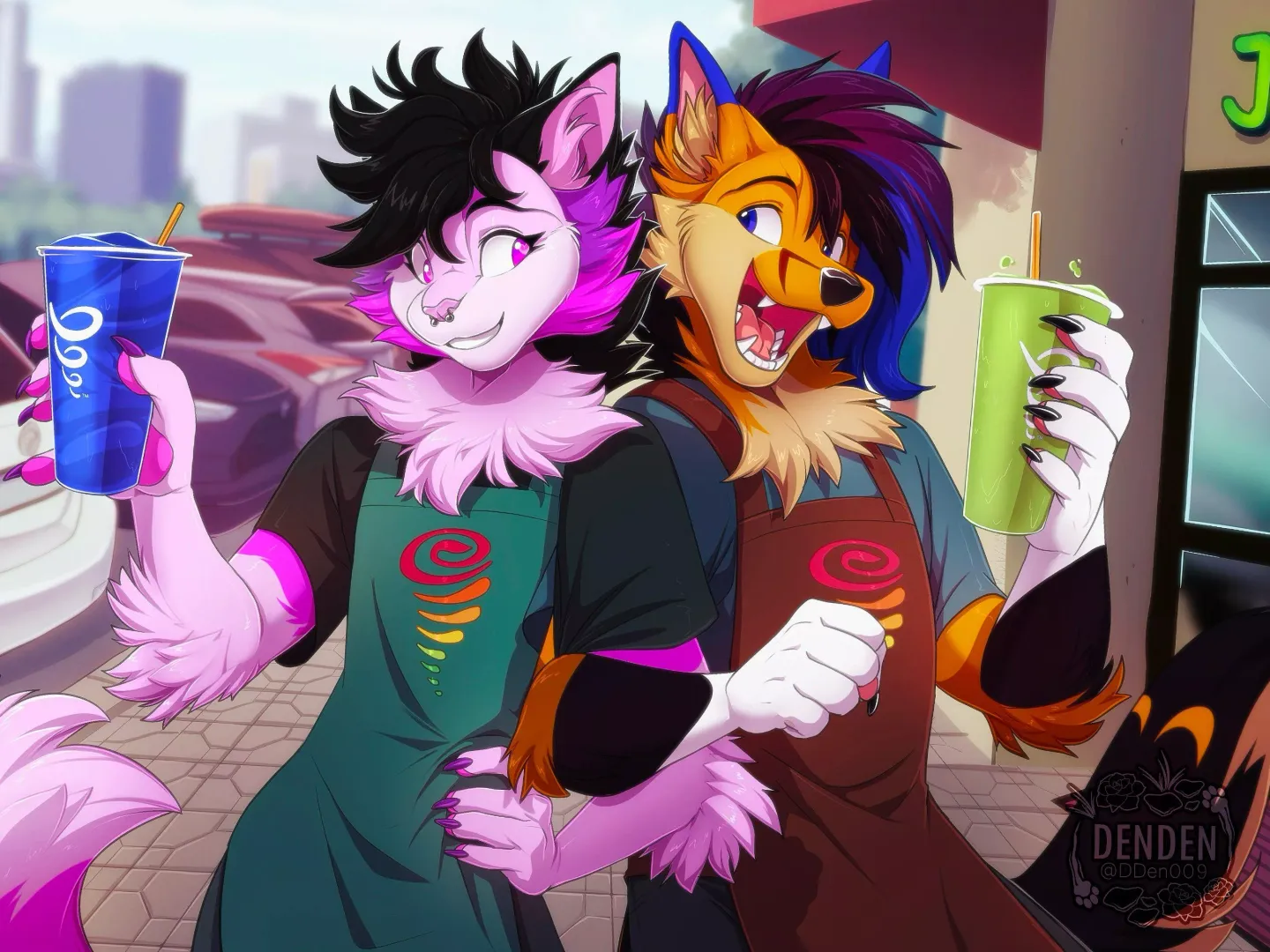 The Cutest Jamba Juice Workers Around! [DDen009]