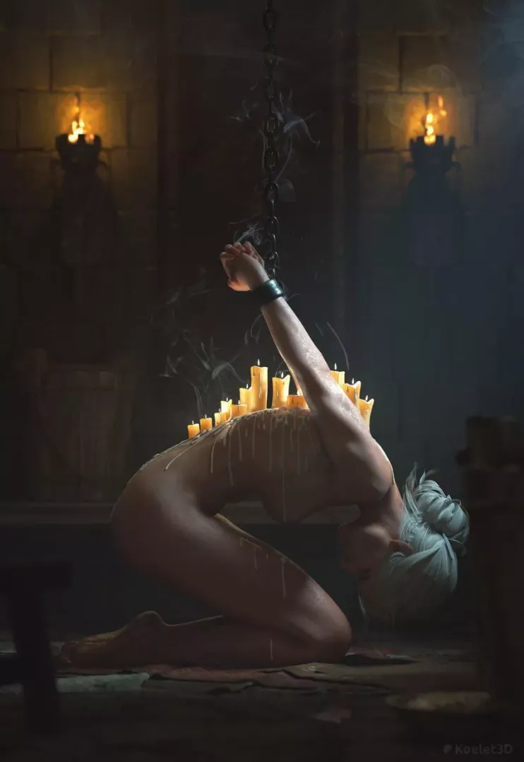 The defeated general has been suffering for hours, but this was merely a primer for her new life, as unbeknownst to her, the invaders who bested her in combat will be holding a public auction when the last candle burns out, and she will be the most valua