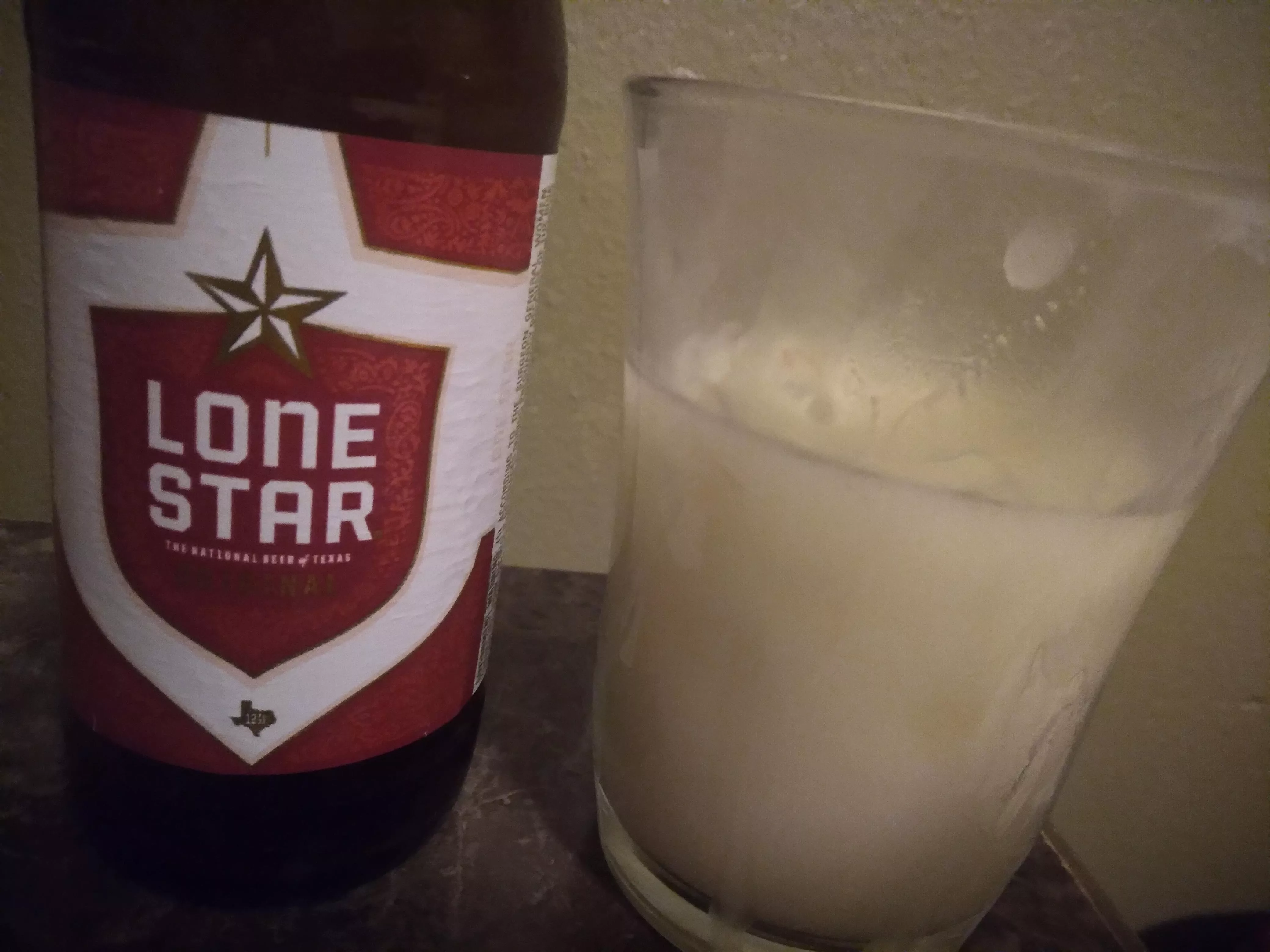 The dinner special. Sperm cocktail with a beer chaser