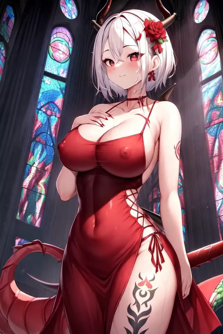 The dress tho.