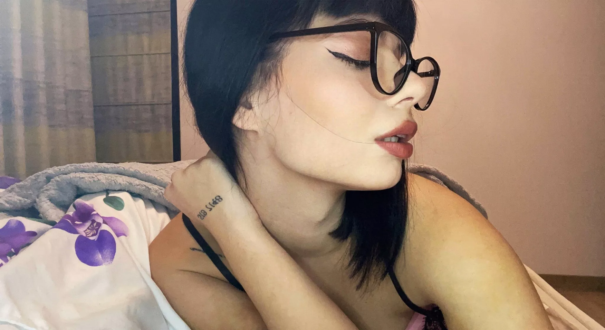 The glasses are staying on