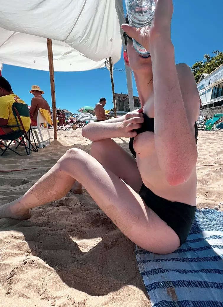 The life guards were very interested