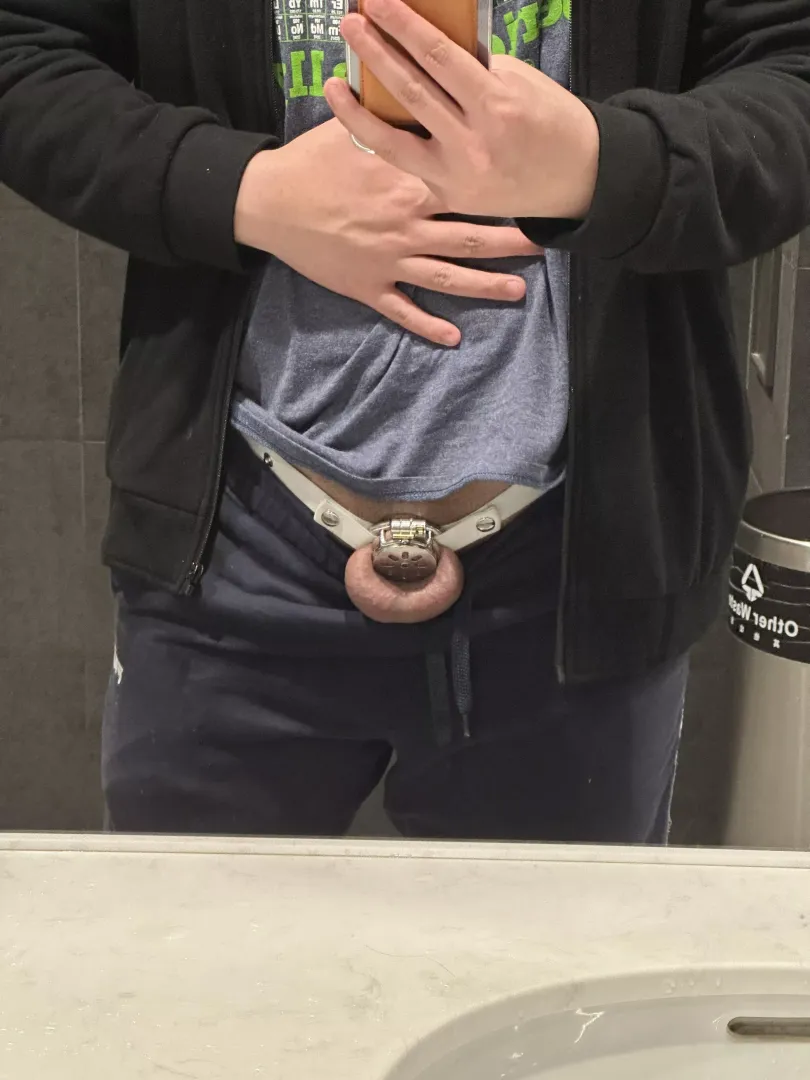 The lower part of my balls itch and hurt when i put them in chastity any suggestions on what i should do ?