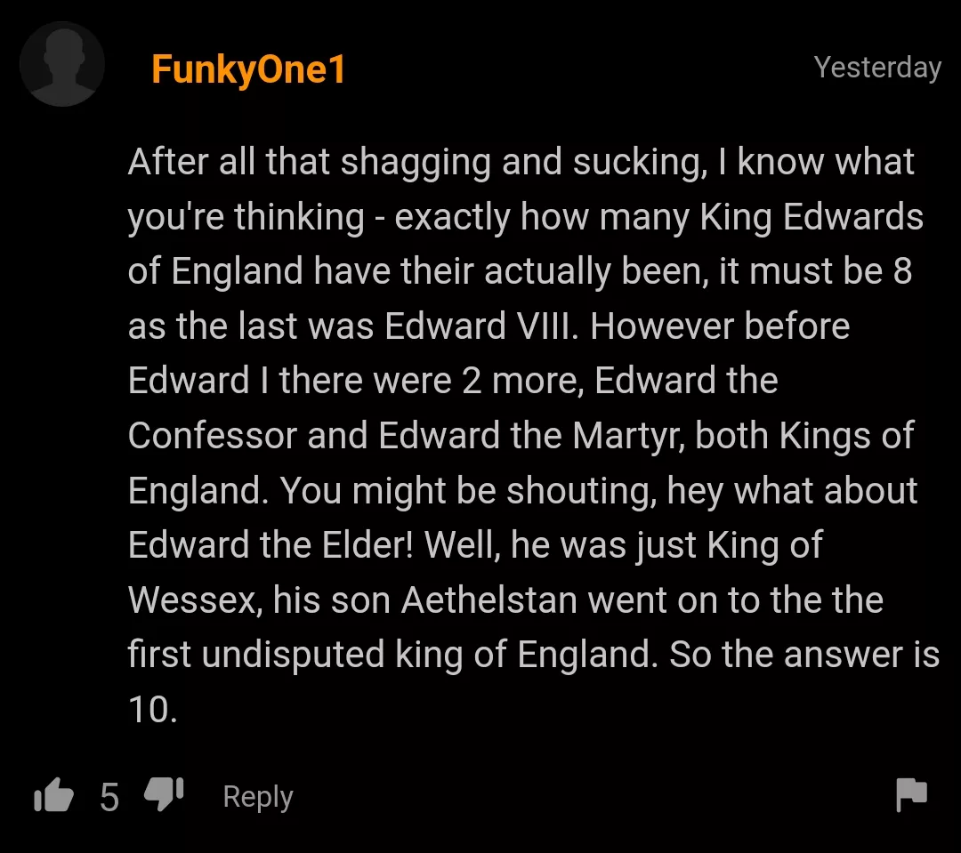 The more you know
