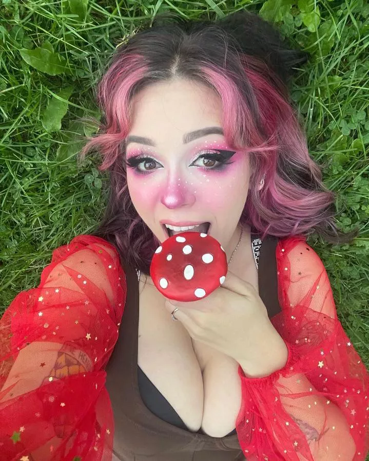 The Mushroom Fairy is here to eat YOUR mushroom!