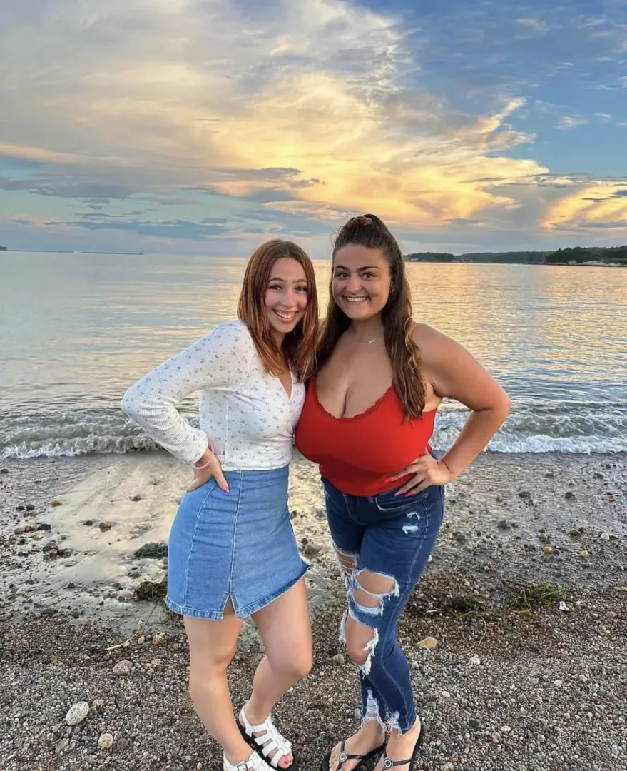 The one on the left is smiling on the outside but is dying on the inside