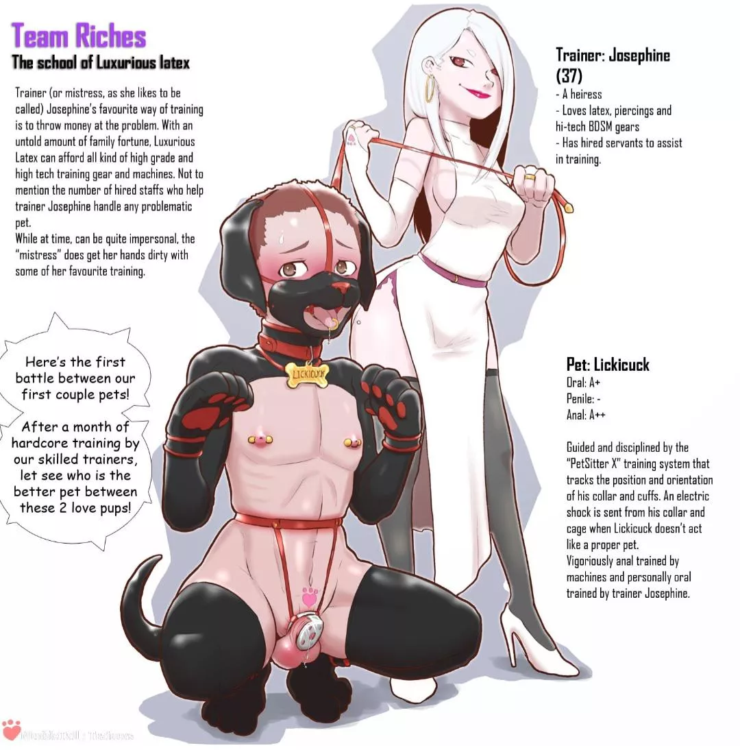 The peek of beeing a chastity pet. The goal's up high 😅