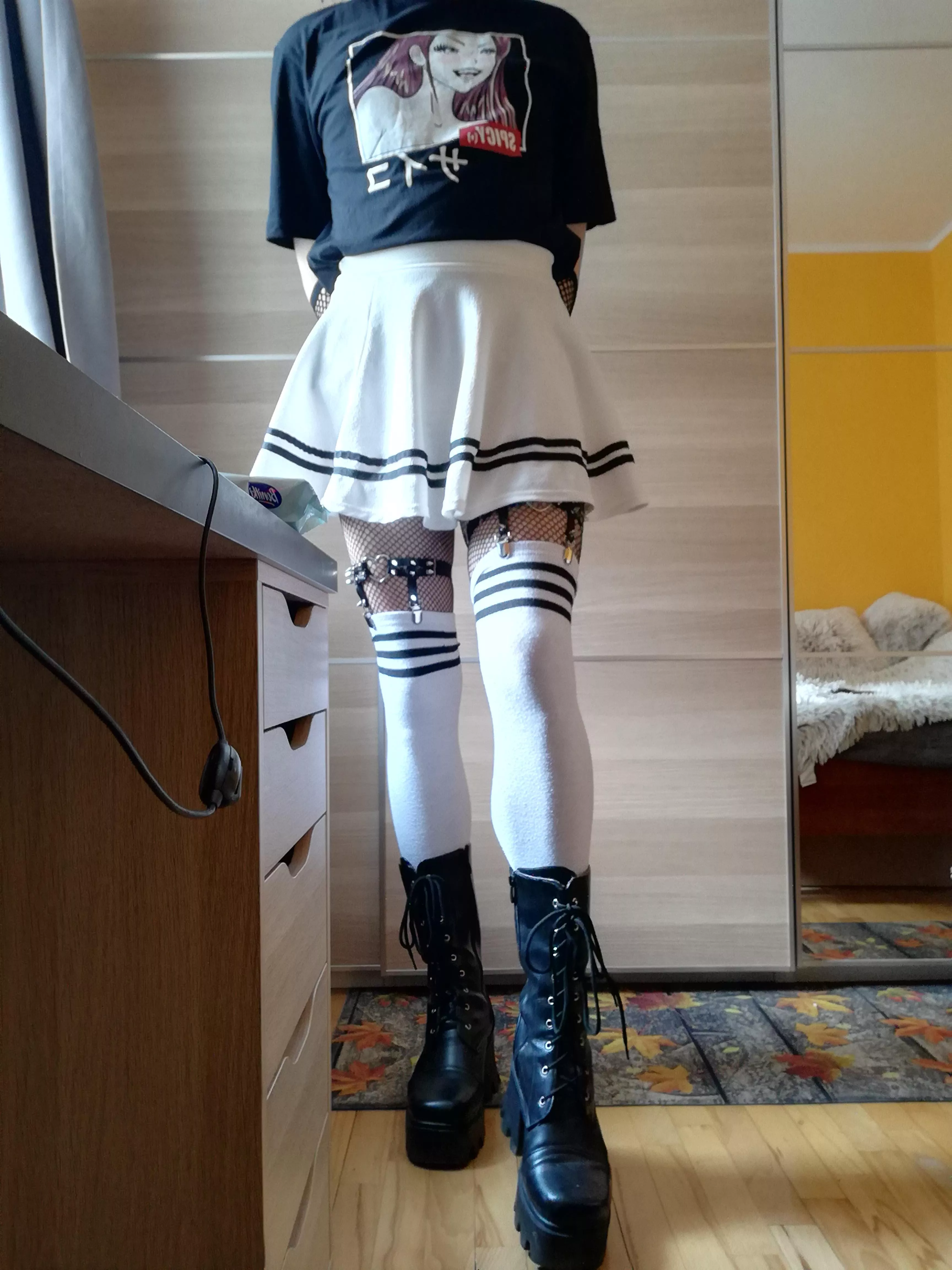 The platform boots made my legs look so loooong