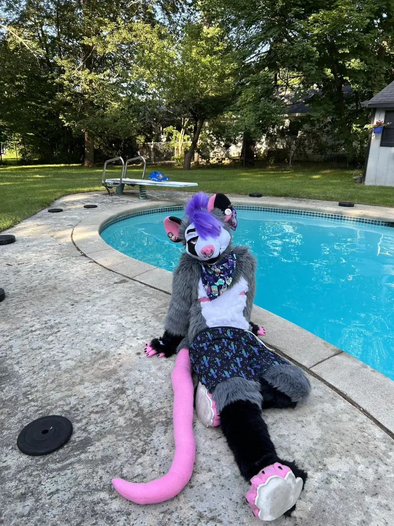 The pool felt nice