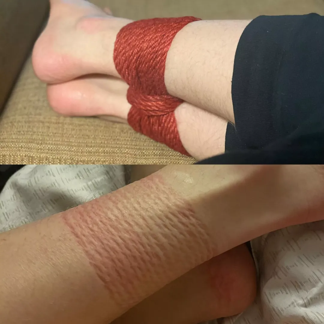 The rope markings afterwards are always my favorite.