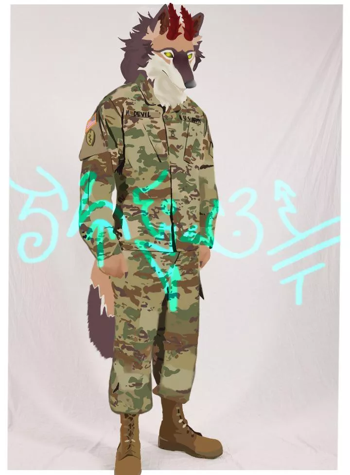 The soldier