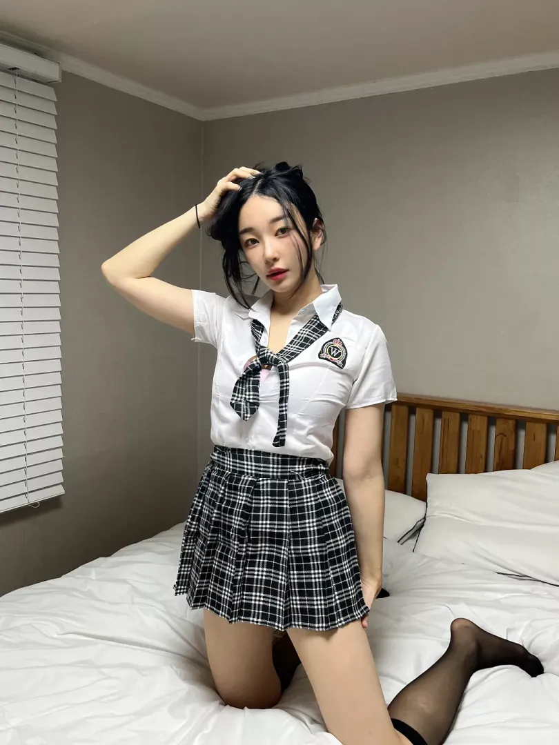 the tie on the school uniform is :p