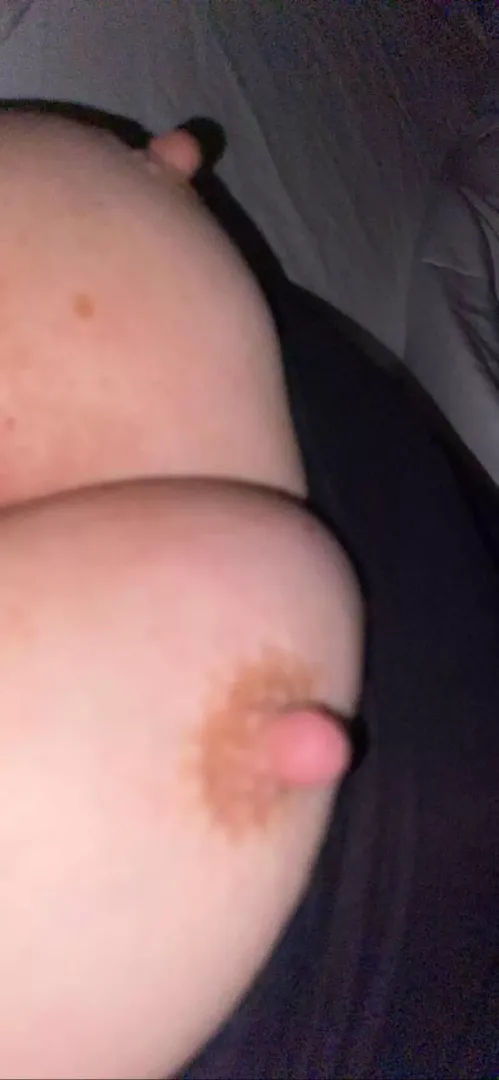 The tits on my 5’3 110 lb wife appear to be changing