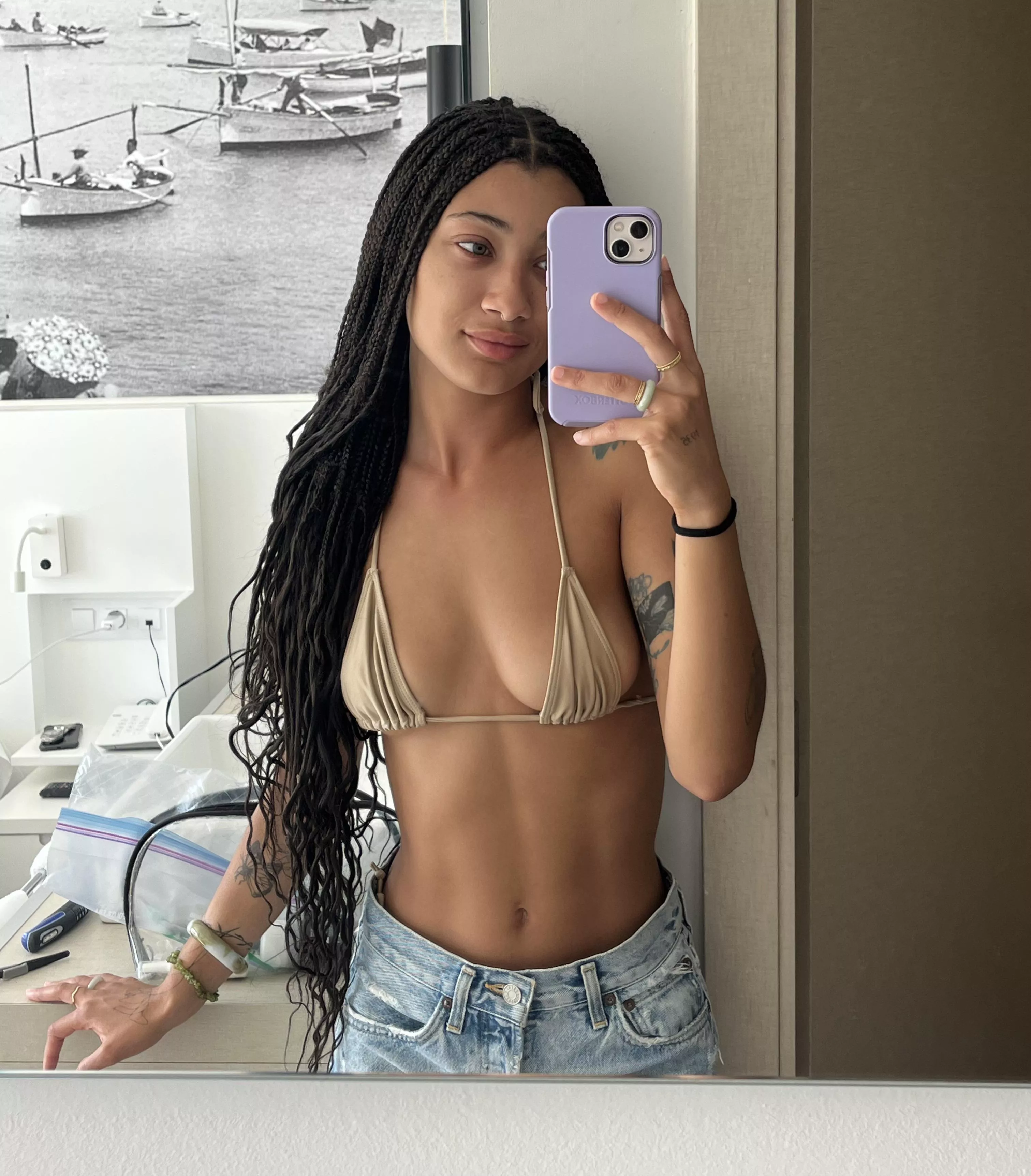 The top didn’t stay on for long once I got to the beach