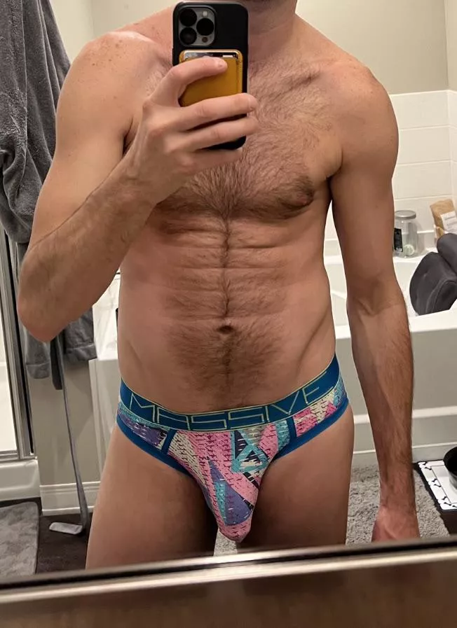 The undies say it all.