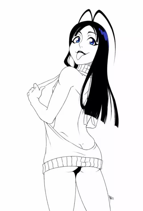 The virgin killer sweater is perfect for her