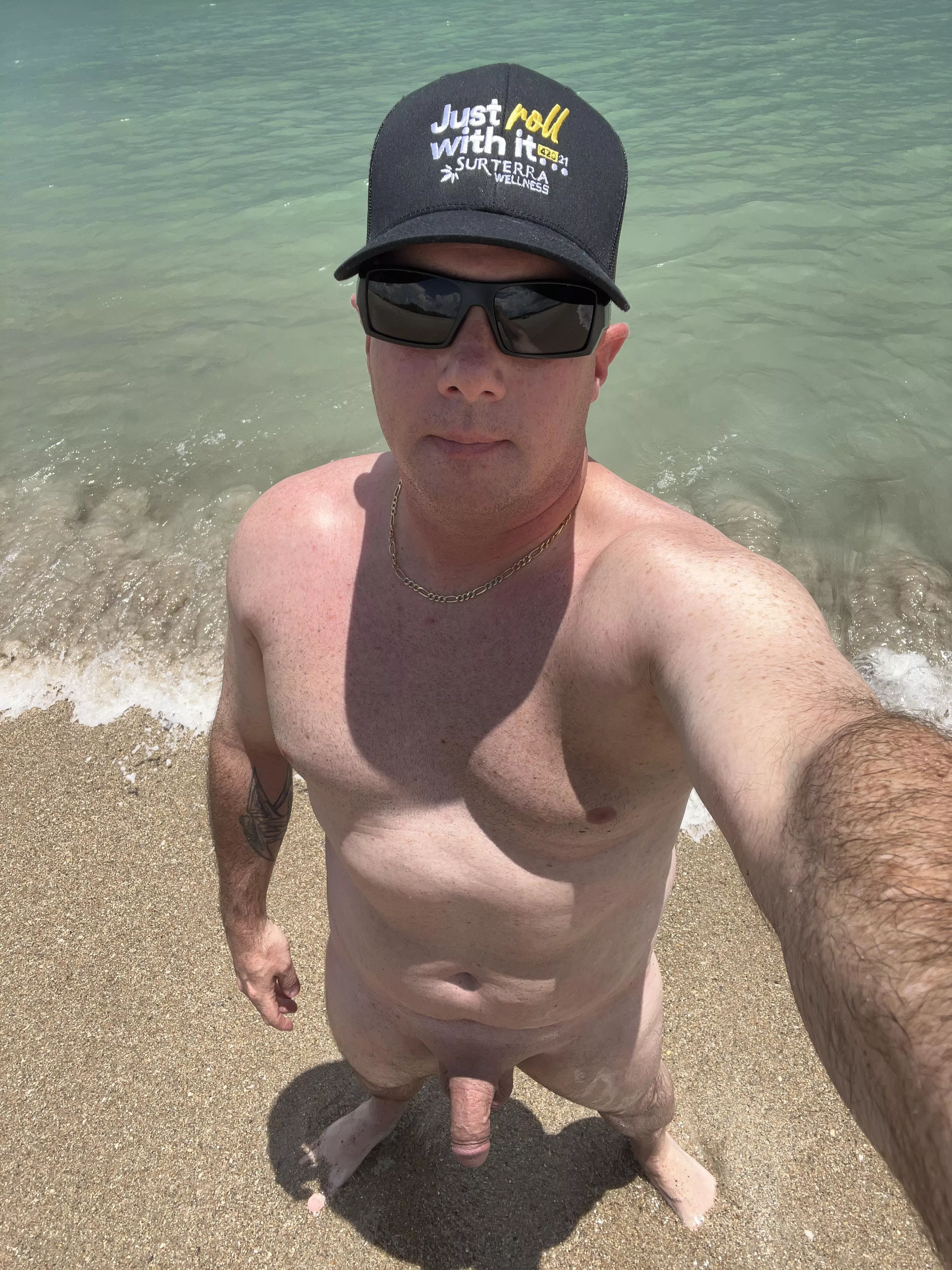 The warm water felt so good today at Playalinda