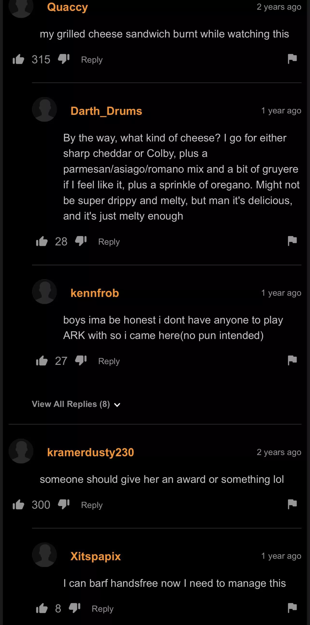 The whole comment section is a shitshow, I love it.