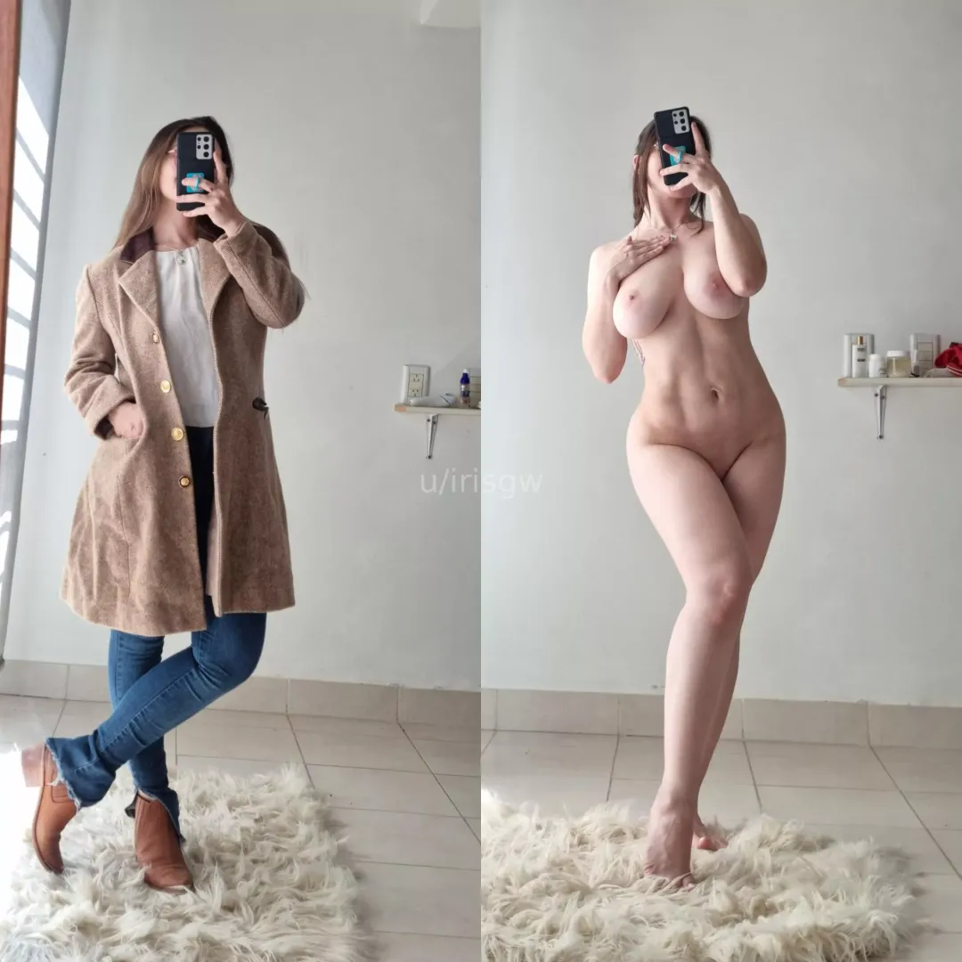 There are fun surprises under my cute outfit
