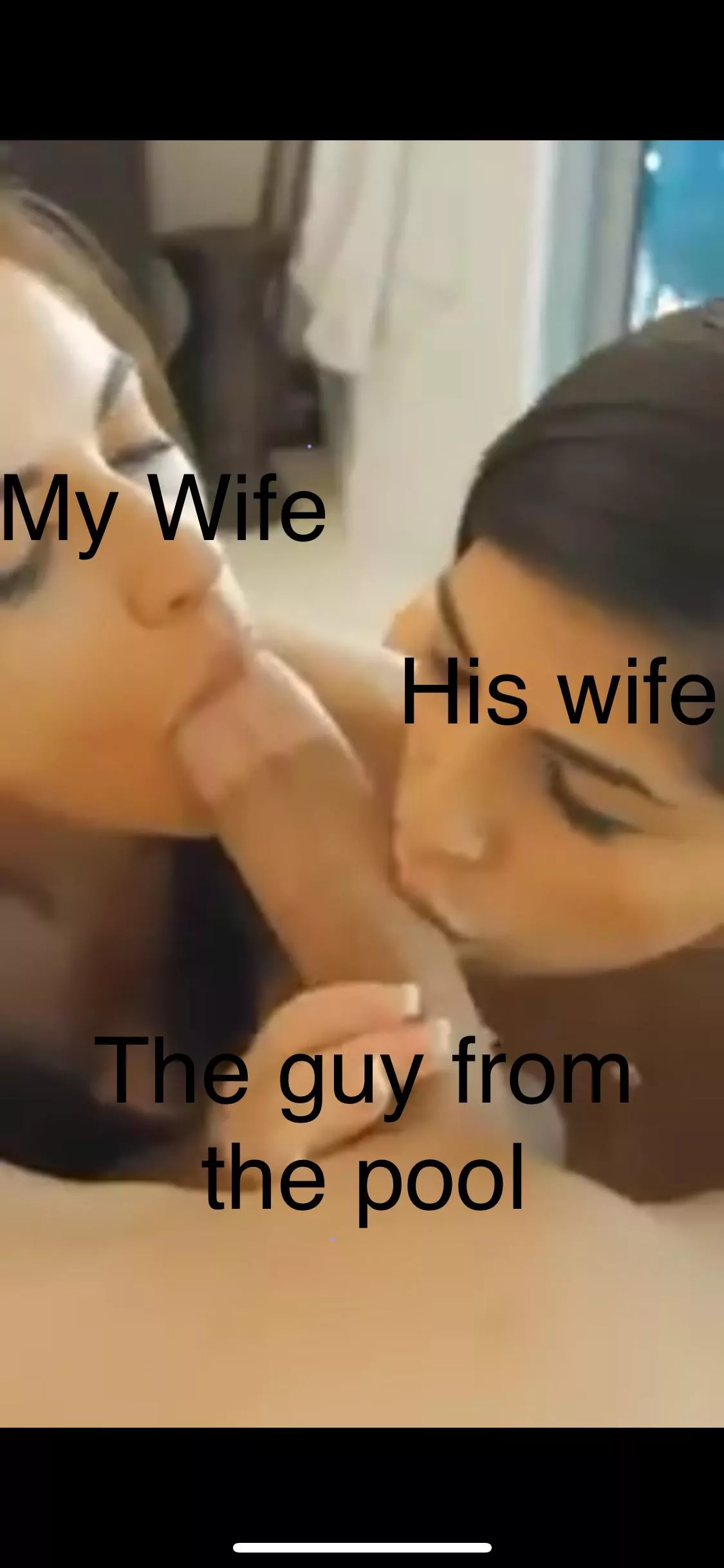 There is nothing quite like watching your wife share with a stranger